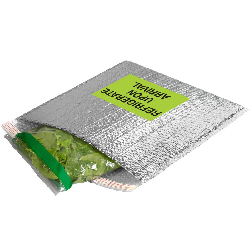 Tape Logic Aviditi Tape Logic 3"" x 5"" ""Refrigerate Upon Arrival"" Fluorescent Green Warning Sticker  for Shipping  Handling  and Packing (1 Roll of 500 Labels) - Image 3